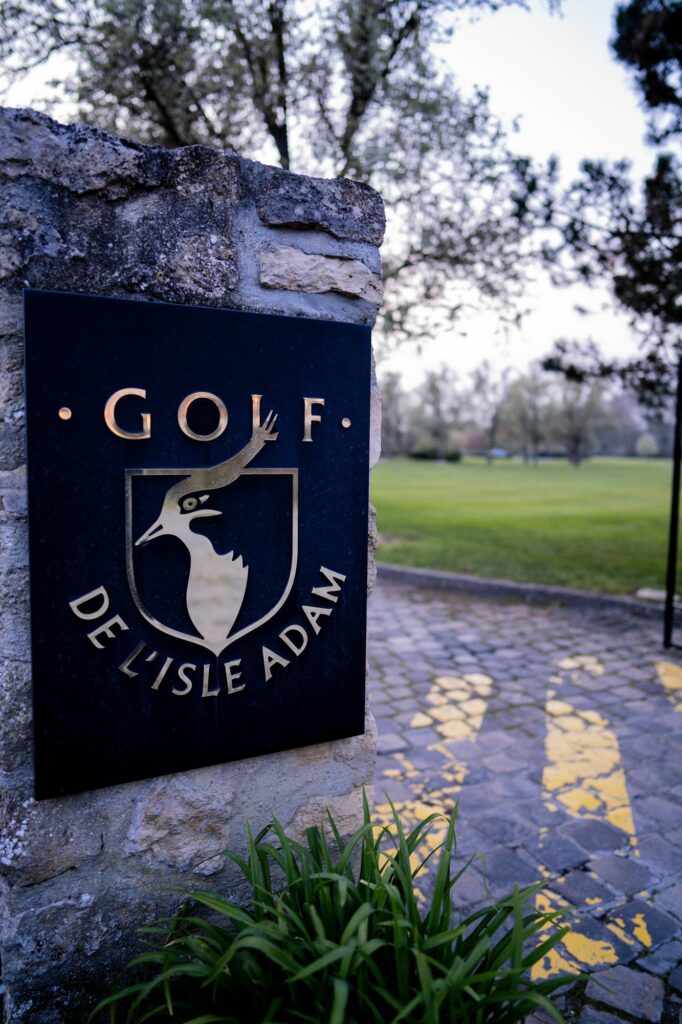 Panneau d’entrée du Golf de L’Isle-Adam